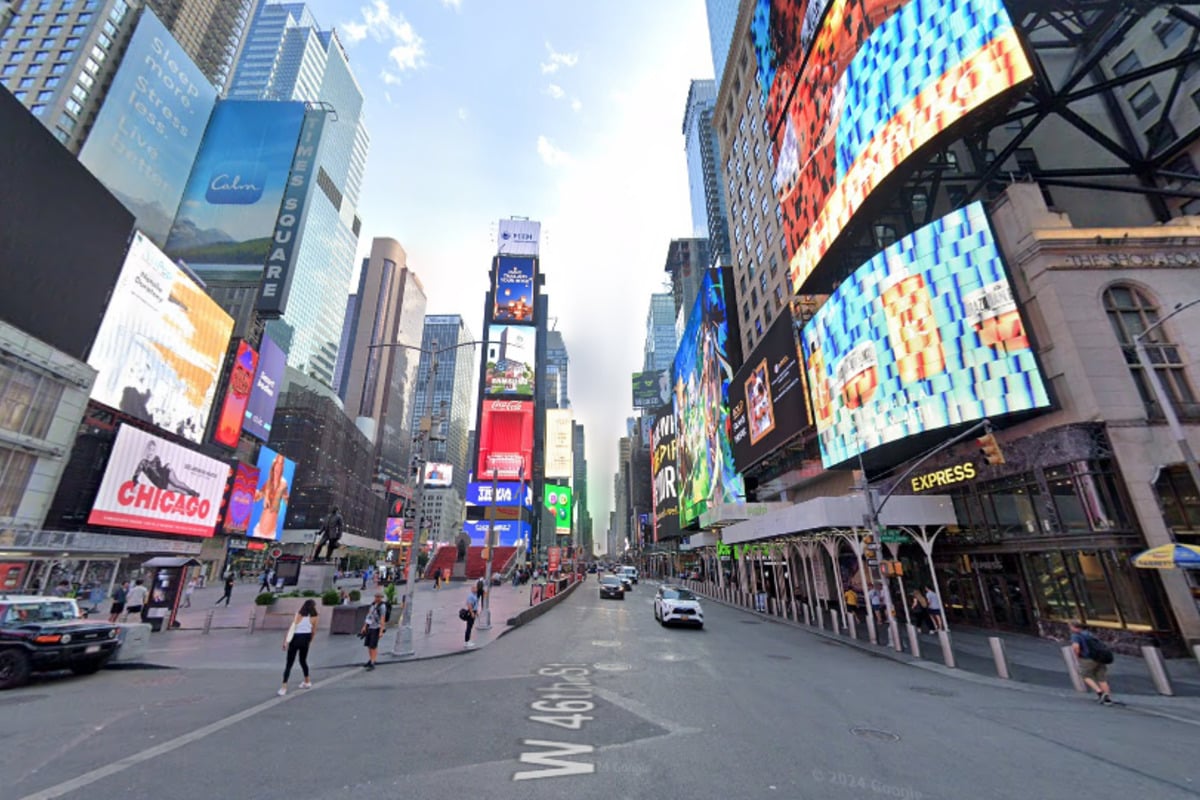 額装済/Times Square New York/ウィリアム　ハスラー Times Square, New York City, New York, USA, 1956. Artist