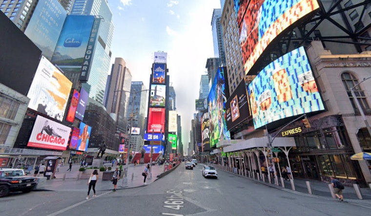 Times Square Ushers in 2025 with Dazzling Numeral Installation Amidst New Yorkers' Excitement