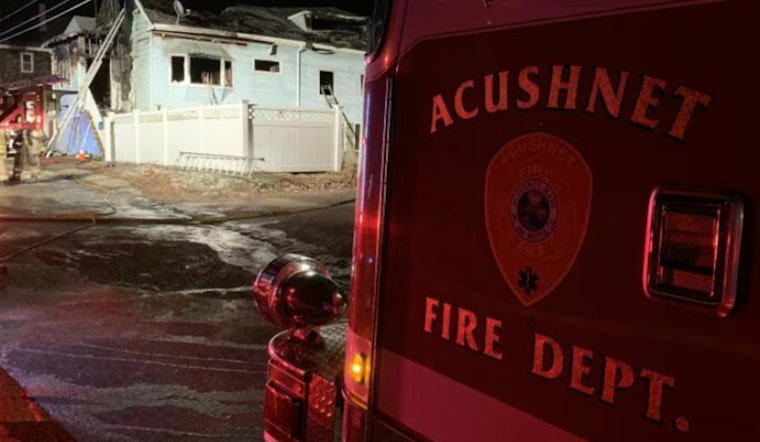 Tragic Christmas Blaze in Acushnet Claims Two Lives and Leaves One Injured, Investigation Underway