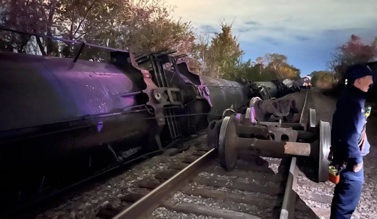 Train Collision in East Harris County Causes Box Car Derailment, No Injuries Reported