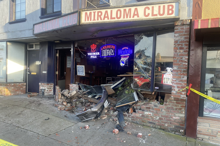 Two Injured as Car Plows into Miraloma Club in San Francisco, Police Investigating Cause of Crash