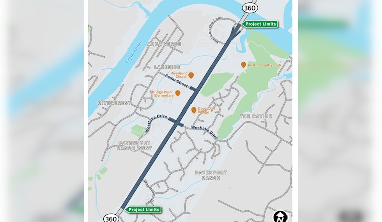 TxDOT Advances Congestion Combat Plan with Loop 360 Overpasses in West Austin