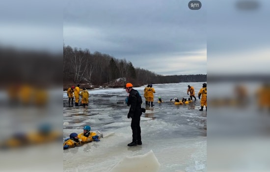 University of Minnesota Duluth Med Students Dive into Ice Rescue Training with St. Louis County Rescue Squad
