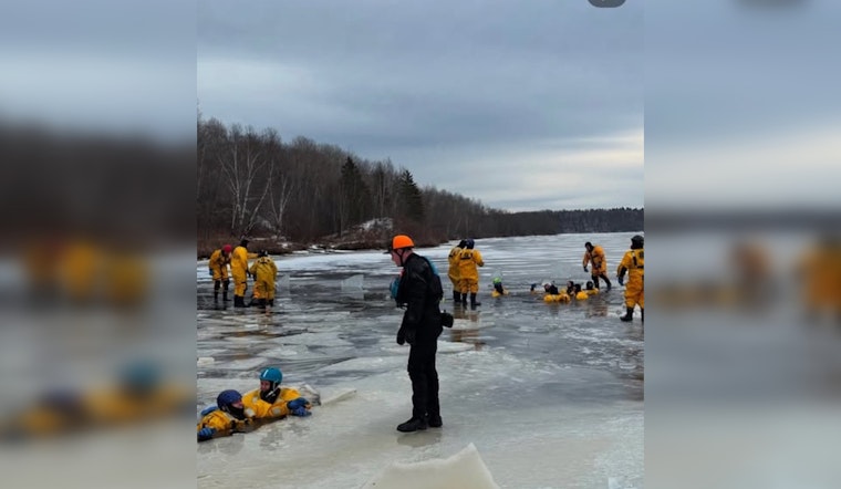 University of Minnesota Duluth Med Students Dive into Ice Rescue Training with St. Louis County Rescue Squad