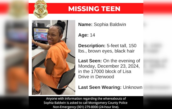 Urgent Community Appeal: Help Sought in Search for Missing 14-Year-Old Sophia Baldwin in Montgomery County