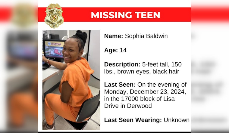 Urgent Community Appeal: Help Sought in Search for Missing 14-Year-Old Sophia Baldwin in Montgomery County