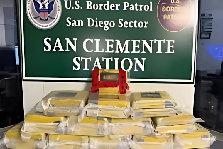 U.S. Border Patrol Seizes Over 68 Pounds of Cocaine on I-5 Near San Clemente, Suspect Detained