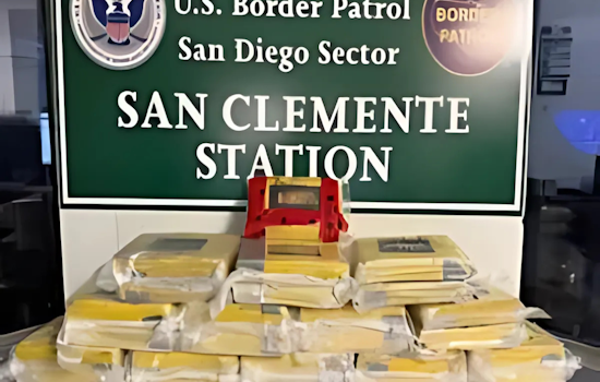 U.S. Border Patrol Seizes Over 68 Pounds of Cocaine on I-5 Near San Clemente, Suspect Detained