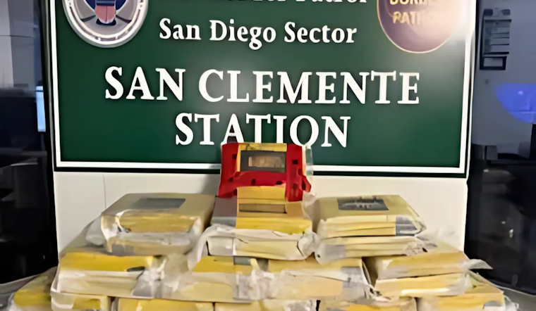 U.S. Border Patrol Seizes Over 68 Pounds of Cocaine on I-5 Near San Clemente, Suspect Detained