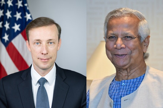 U.S. National Security Advisor Sullivan Reinforces Commitment to Human Rights in Talks with Bangladesh's Chief Adviser Yunus