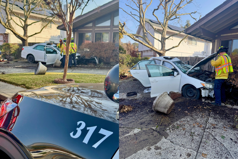 Vehicle Crashes into Home in Novato, Medical Emergency Suspected as Cause