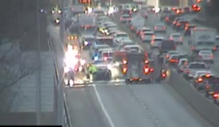 Vehicle Fire on Parkway West Near Carnegie Exit Delays Morning Commute in Pittsburgh