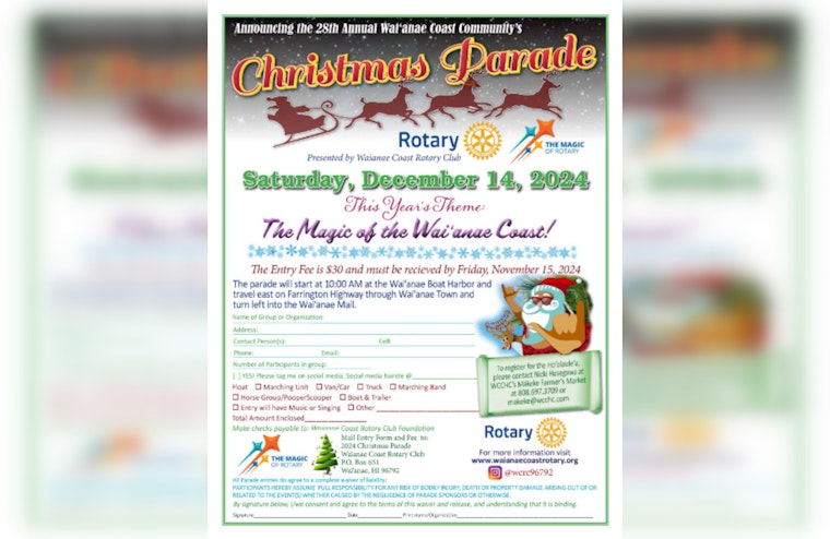 Waianae Coast Celebrates With Jubilant 28th Annual Christmas Parade Amidst Community Challenges