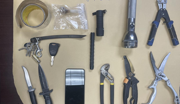 Walnut Creek Man Detained in Benicia on Suspicion of Prowling and Possession of Burglary Tools
