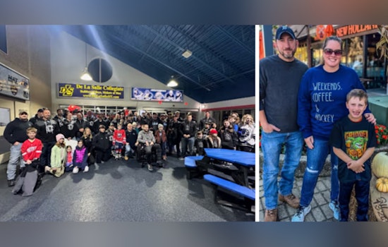 Warren Police Rally in Support of Colleague's Son at Youth Hockey Game Following Officer's Tragic Accident