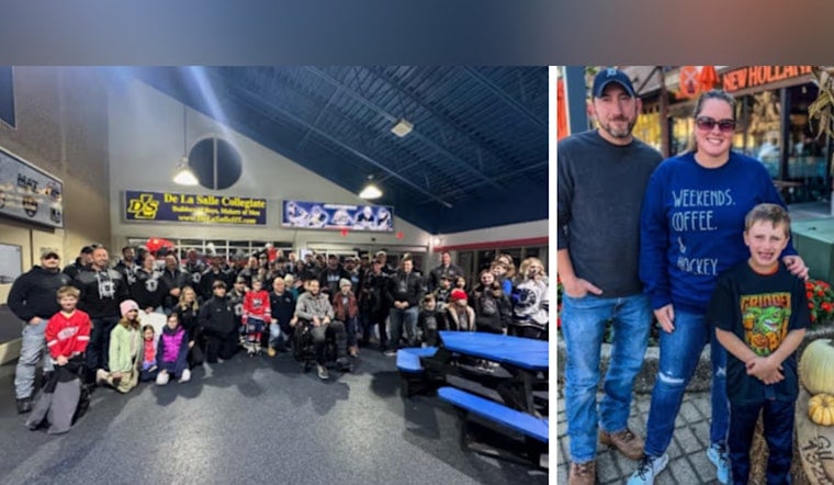 Warren Police Rally in Support of Colleague's Son at Youth Hockey Game Following Officer's Tragic Accident