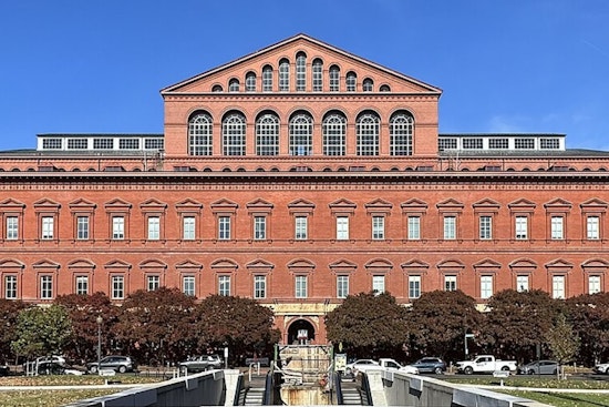 Washington D.C.'s National Building Museum Debuts 80-Foot Indoor Ice Rink for the Holidays
