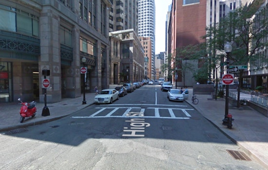 Water Main Break Causes Traffic Chaos in Boston's Financial District Ahead of Snowstorm