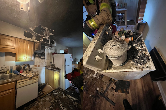 West Knox County Home Engulfed in Flames, Residents Safe After Kitchen Fire, Investigation Underway