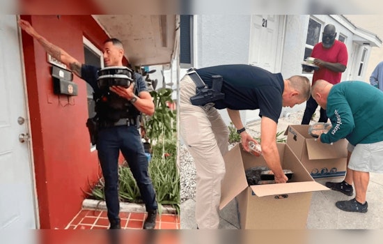 West Palm Beach Police Deliver Festive Cheer with Christmas Meal Initiative for Homebound Seniors and Families