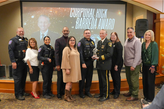 White Settlement Police Chief and Corporal Honored with 2024 Corporal Rick Barreda Award in Grapevine Ceremony