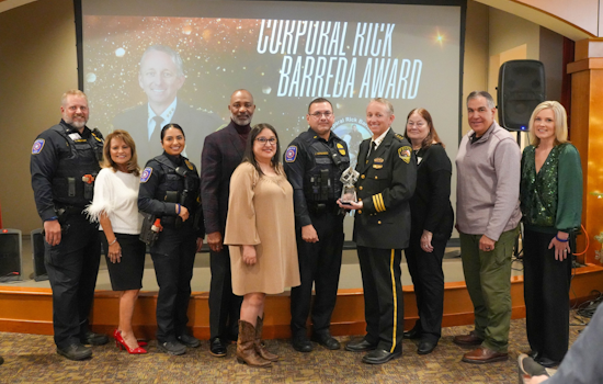 White Settlement Police Chief and Corporal Honored with 2024 Corporal Rick Barreda Award in Grapevine Ceremony