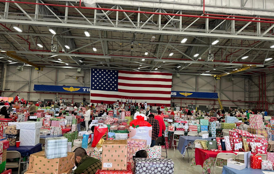 White Settlement Police Embrace Festive Spirit, Support Military Families at Annual Holiday Event