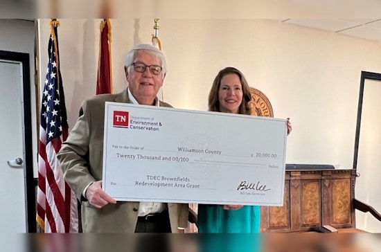 Williamson County Secures $20,000 TDEC Grant to Boost Brownfield Redevelopment Projects