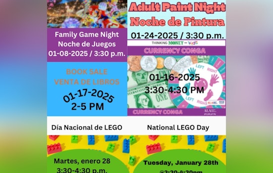 Wren Memorial Library in Siler City Unveils Free January Event Line-Up for All Ages