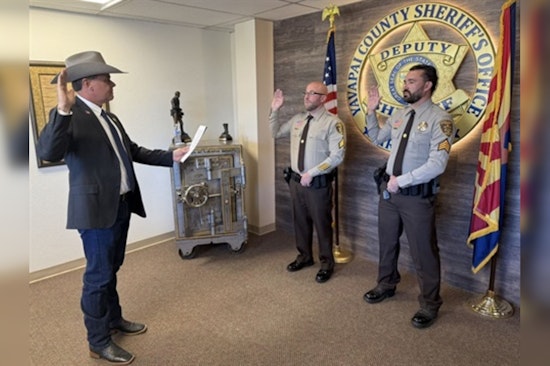 Yavapai County Sheriff's Office Promotes Two Deputies to Sergeant in Prescott Ceremony