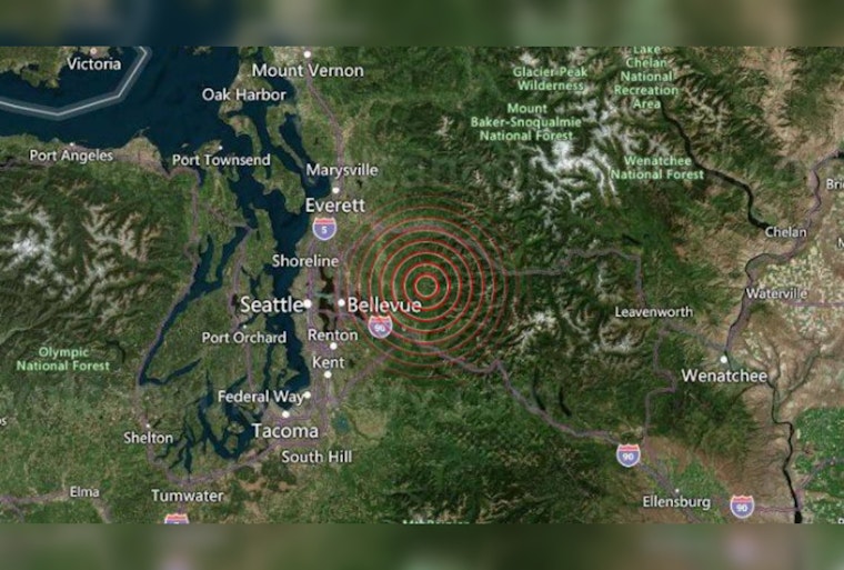 3.4 Magnitude Earthquake Rattles Western Washington, No Damages or Injuries Reported