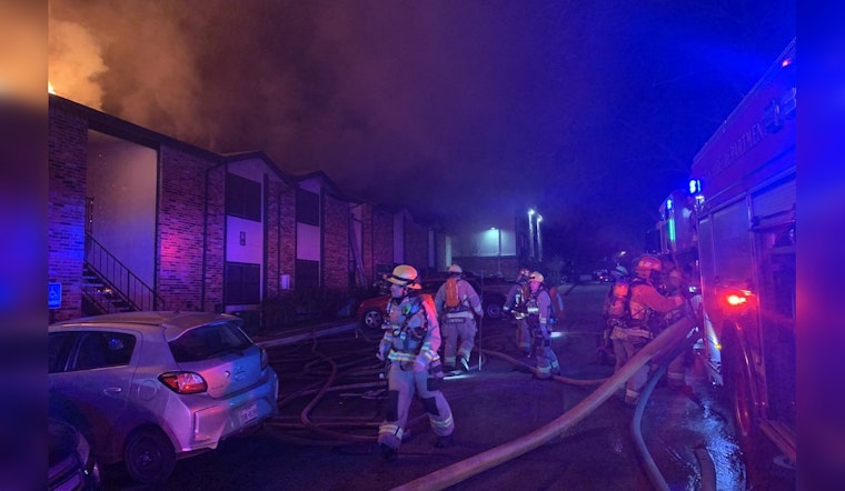 80 Firefighters Respond to South Austin Apartment Blaze, No Injuries as 22 Residents Displaced