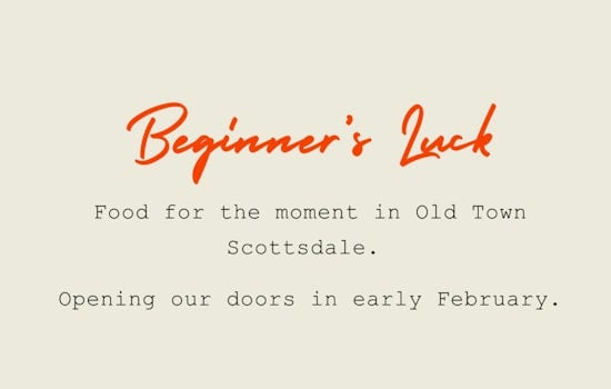 Bernie Kantak to Launch New Scottsdale Restaurant 'Beginner's Luck' in Former Piccolo Virtù Location