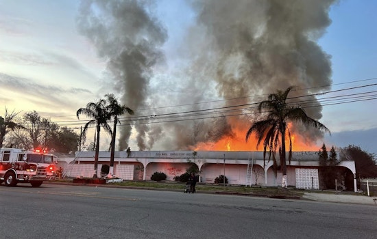 Abandoned San Bernardino Convalescent Hospital Engulfed in Blaze, No Injuries Reported