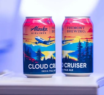 Alaska Airlines and Seattle's Fremont Brewing Launch Exclusive 'Cloud Cruiser' IPA for High-Altitude Hops