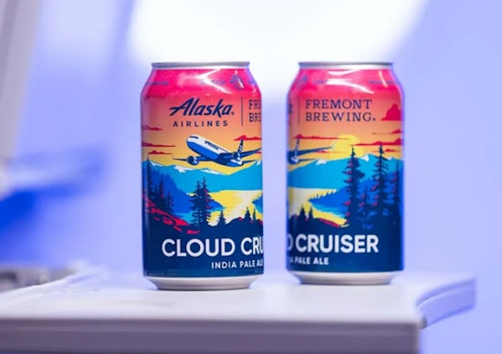 Alaska Airlines and Seattle's Fremont Brewing Launch Exclusive 'Cloud Cruiser' IPA for High-Altitude Hops