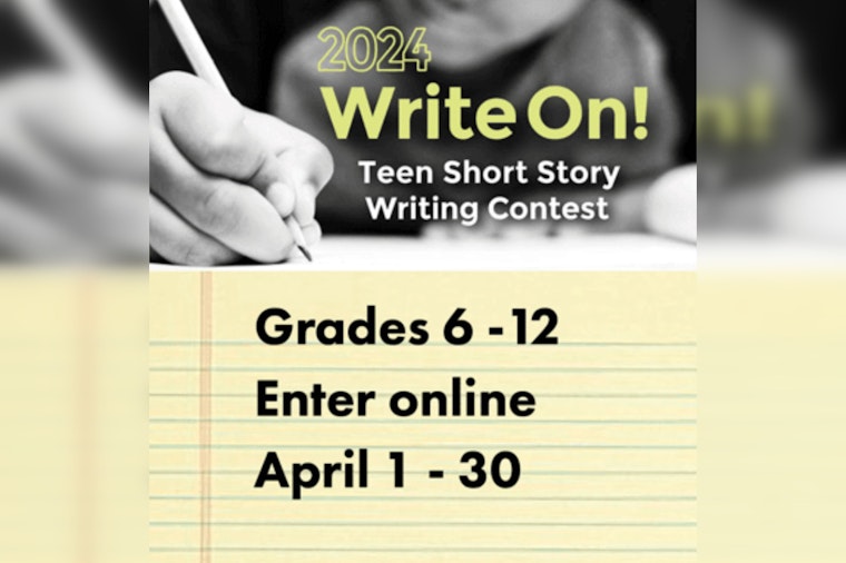 Anoka County Library's "Write On!" Contest Calls for Teen Writers to Compete for Cash Prizes and Publication