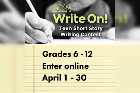Anoka County Library's "Write On!" Contest Calls for Teen Writers to Compete for Cash Prizes and Publication