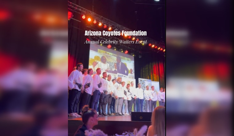 Arizona Coyotes Trade Hockey Sticks for Serving Trays to Support Local Charities at Gala