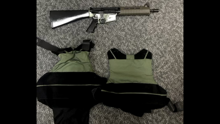 Armor-Clad and Armed San Mateo Suspect Swipes Streets with Arsenal