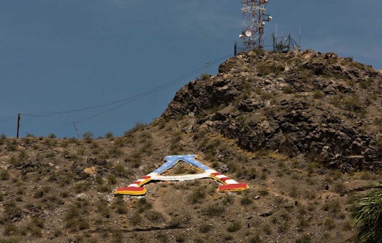 ASU's 'A' Mountain Temporarily Taken Over by University of Arizona Colors