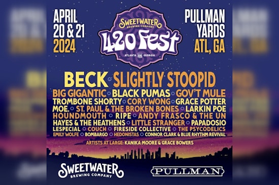 Atlanta Gears Up for a Genre-Bending Bash: Beck, Slightly Stoopid to Headline SweetWater 420 Fest at Pullman Yards