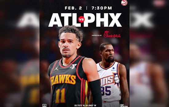 Atlanta Hawks and Phoenix Suns to Duel on Peachtree TV in Friday's Battle of the Baskets