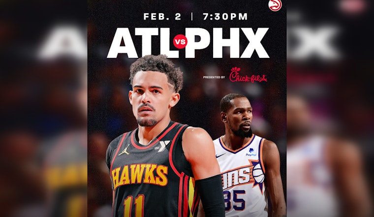 Atlanta Hawks and Phoenix Suns to Duel on Peachtree TV in Friday's Battle of the Baskets