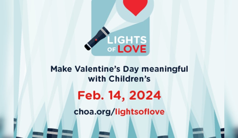 Atlanta Invited to Lights of Love at Children's Healthcare of Atlanta This Valentine's Day