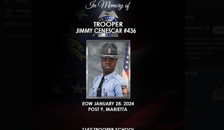 Atlanta Mourns Death of Georgia State Patrol Trooper in Tragic Vehicle Collision