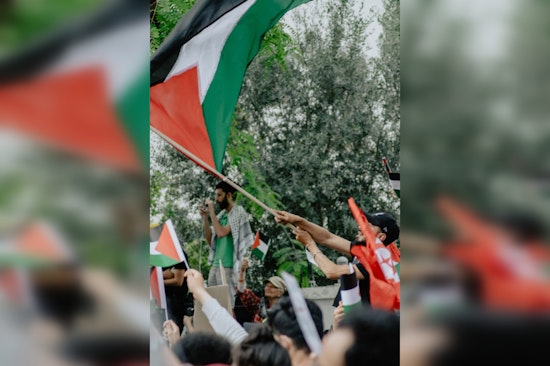 Atlanta Pro-Palestinian Protesters March to Israeli Consulate Demanding Ceasefire in Gaza