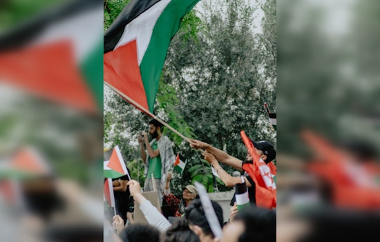 Atlanta Pro-Palestinian Protesters March to Israeli Consulate Demanding Ceasefire in Gaza
