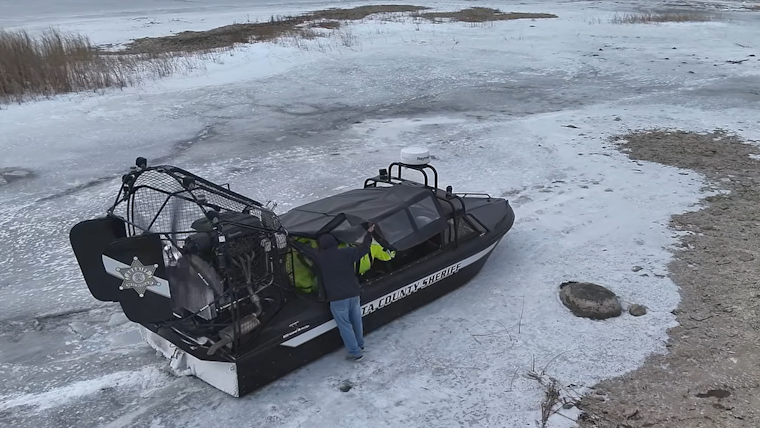 ATV Rider Rescued from Ice in Michigan's Little Bay de Noc by Heroic Law Enforcement and Rescue Teams
