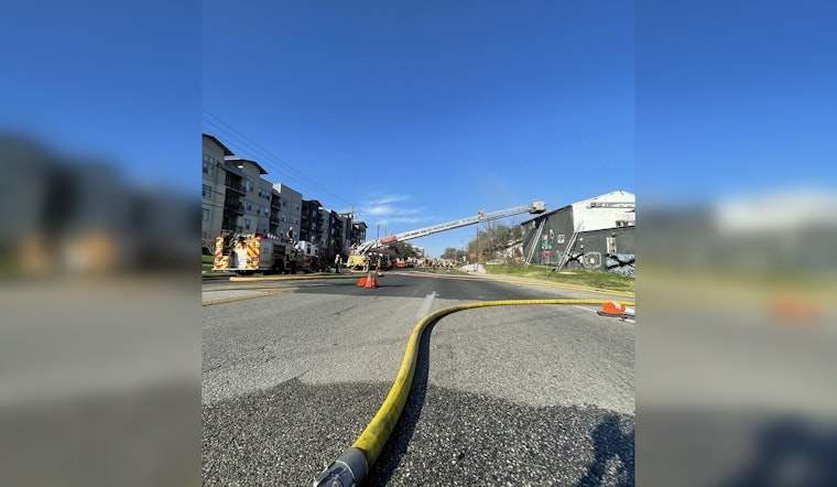Austin Fire Department Battles Blaze at Vacant South Congress Avenue Building